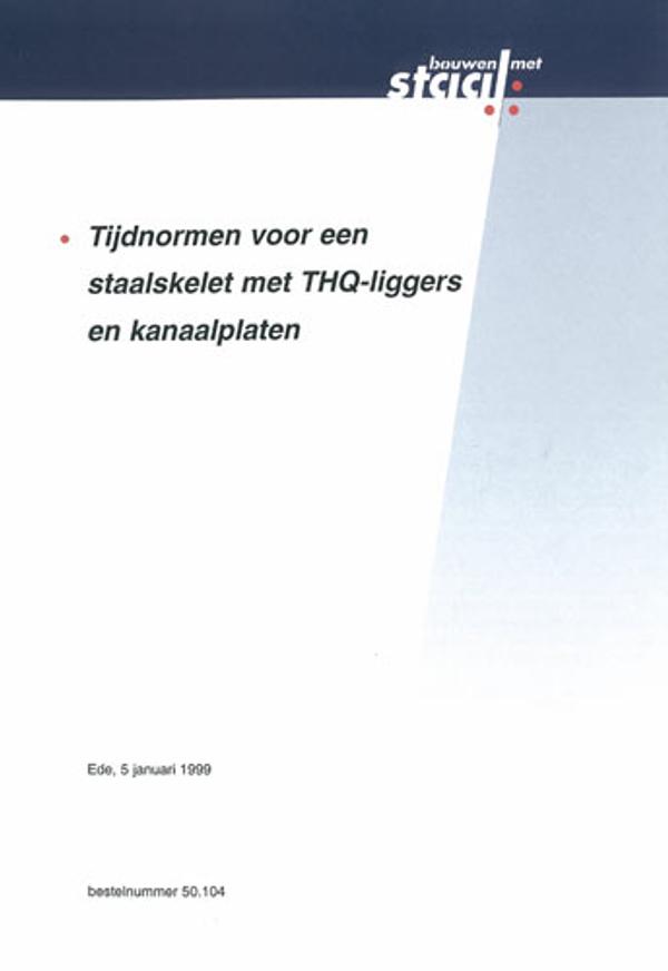 omslag Tijdnormen staalskelet met THQ-liggers en kanaalplaten